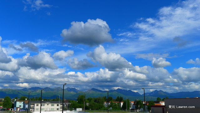 Anchorage 的藍天白雲