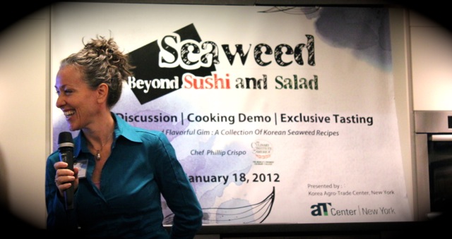 Andrea Beaman at Korean Seaweed - Beyond Sushi and Salad - New York event