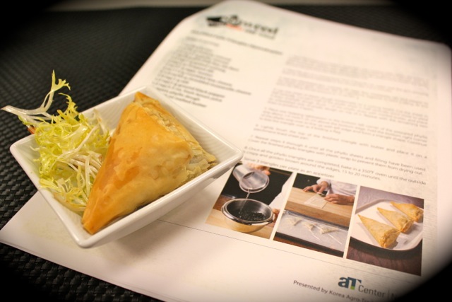 脆皮釀紫菜餡角 Gim Filled Phyllo Triangles - Korean Seaweed - Beyond Sushi and Salad - New York event