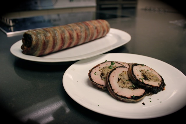 紫菜煙肉裹豬柳 Gim Stuffed Pork Loin Wrapped in Bacon - Korean Seaweed - Beyond Sushi and Salad - New York event