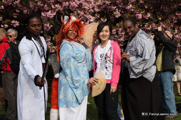Cosplay (Costume Play) Fashion Show at Sakura Matsuri in Brooklyn Botanic Garden